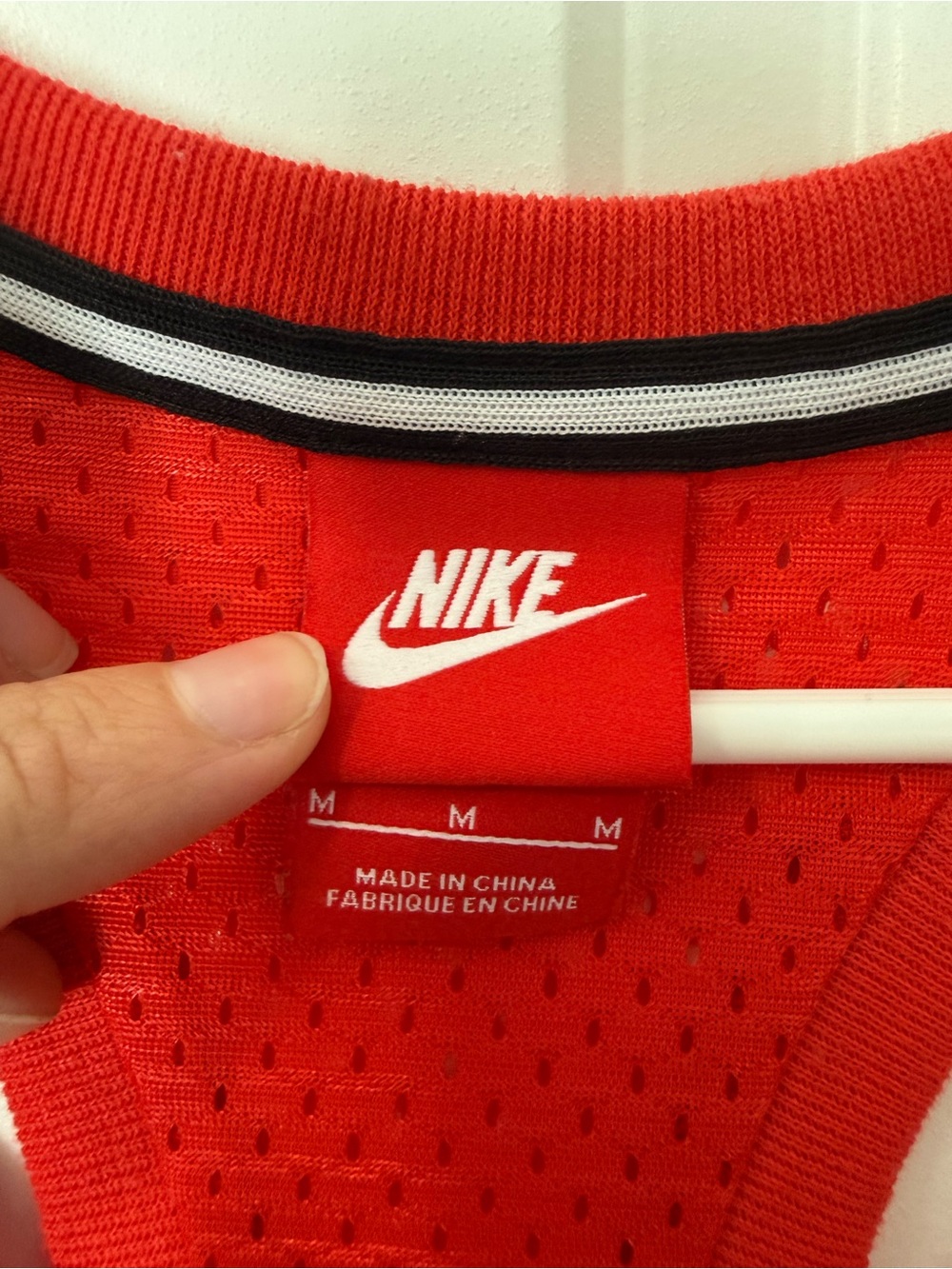 Nike Red Mesh Racerback Tank - Picture 6 of 8